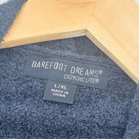 Barefoot Dreams Cozychic lite island wrap in navy indigo size large - Picture 8 of 9